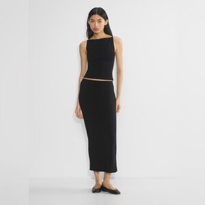 Aritzia Black Pencil Skirt